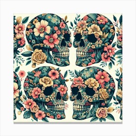 skull art Canvas Print