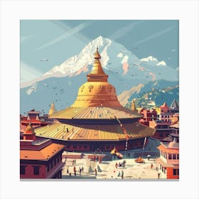 Kathmandu 1 Canvas Print