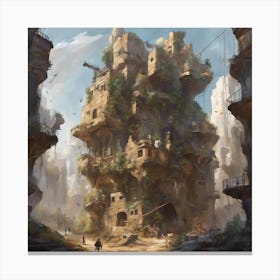 City In The Sky Canvas Print