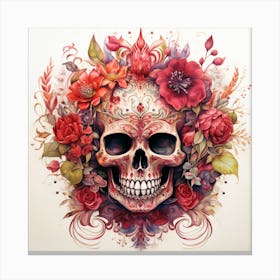 Sugar Skull 10 Canvas Print