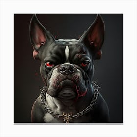 Boston Terrier Canvas Print