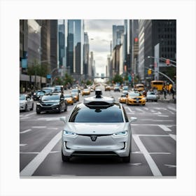 Self - Driving Car 1 Canvas Print