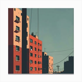 Cityscape 5 Canvas Print