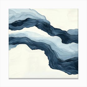 Abstract Wave Painting 3 Canvas Print