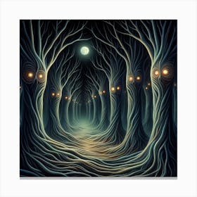 Dark Forest 1 Canvas Print