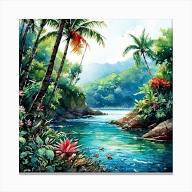 Tropical Paradise 1 Canvas Print