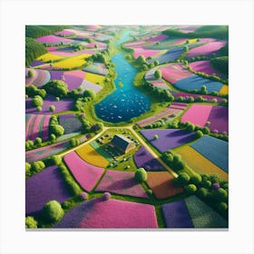 Lilac Fields Canvas Print