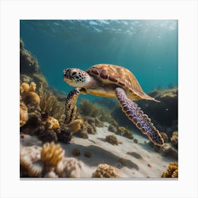 Turtle Canvas Print