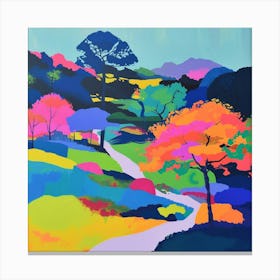 Abstract Park Collection Namsan Park Seoul South Korea 1 Canvas Print