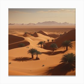 Desert Landscape 64 Canvas Print