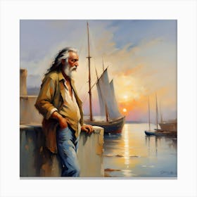 Customer Waiting to do Business Canvas Print