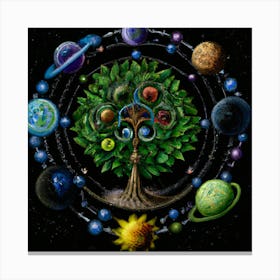 Yggdrasil connects All Canvas Print