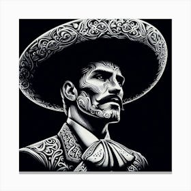 Mexican man 3 Canvas Print