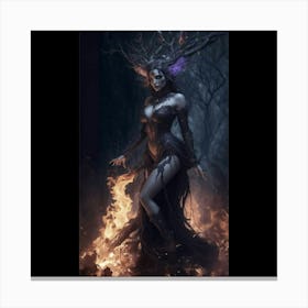 Wraith Of The Forest Canvas Print