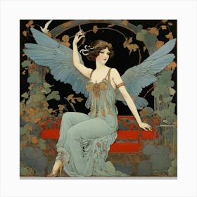 Loiseau Volage George Barbier Art Print 1 Canvas Print