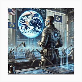 Leader Sentinel Science Guild Converted Canvas Print