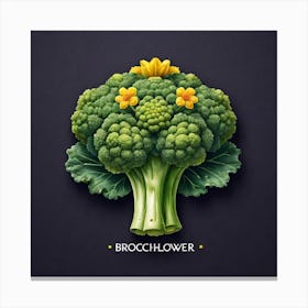 Broccoli Flower 5 Canvas Print