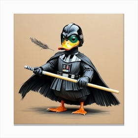 Darth Vader Duck Canvas Print