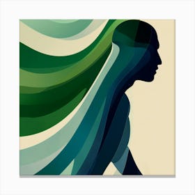 Woman'S Head 9 Canvas Print