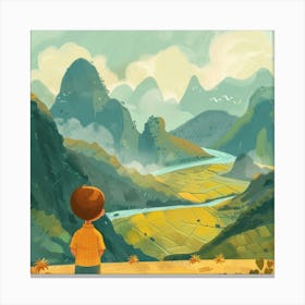 Chinese Landscape 2 Canvas Print