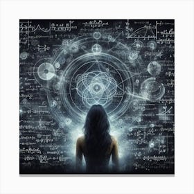 "Beautiful Mind" A.I. Collection [Risky Sigma] Canvas Print