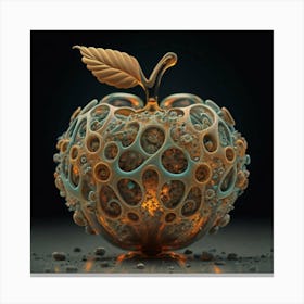 The glass apple an intricate design that adds to its exquisite appeal. 13 Canvas Print