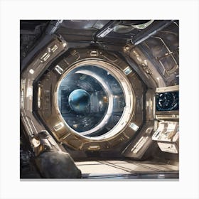 Space Station Interior 2 Canvas Print