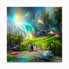 Rainbows In The Sky Canvas Print