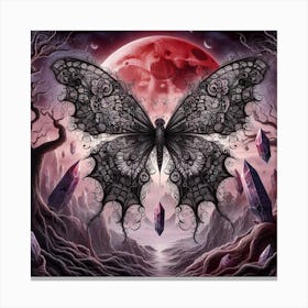 Butterfly Of The Night 2 Canvas Print