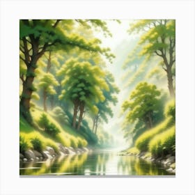 Landscape Painting 203 Canvas Print