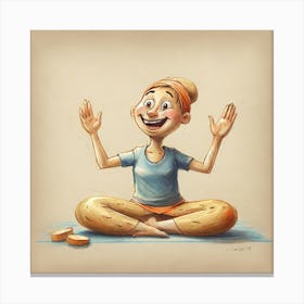 Yoga Girl 2 Canvas Print