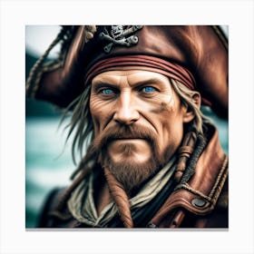 Pirate Captain Canvas Print