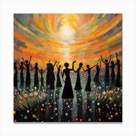 Dance Of The People Canvas Print