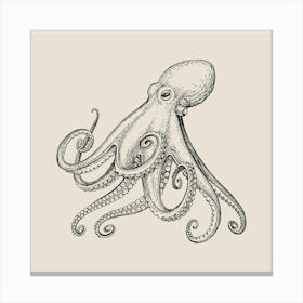 Octopus Canvas Print