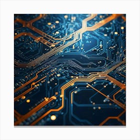 Circuit Board 12 Canvas Print