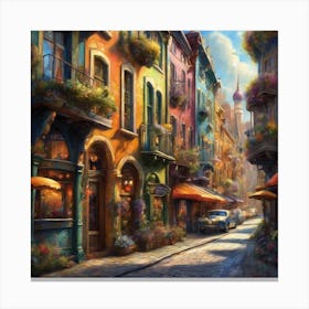 Street Scene Canvas Print