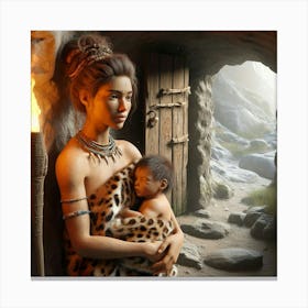 Neolithic Woman Canvas Print