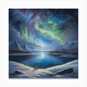 Aurora Borealis Canvas Print