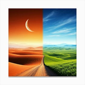 Landscapes Stock Videos & Royalty-Free Footage Canvas Print