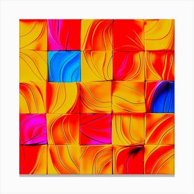 Abstract Cubes  Canvas Print