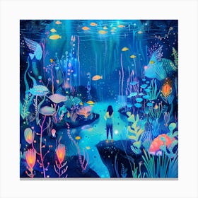 Underwater World Canvas Print