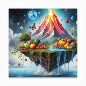 Fruit Island Canvas Print