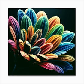 Colorful Flower by dee Canvas Print