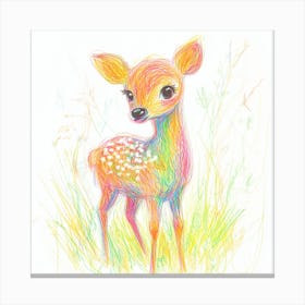 Fawn Grass Canvas Print