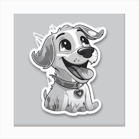 Cute Dog Canvas Print