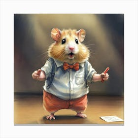 Cute Hamster 1 Canvas Print