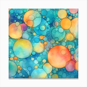 Bubbles Canvas Print