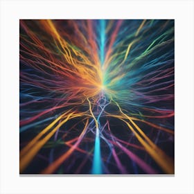 Abstract Of The Brain Canvas Print