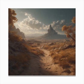 Desert Landscape 40 Canvas Print