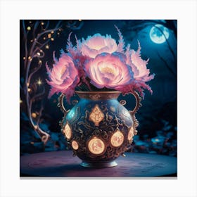 Vase Of Flowers Canvas Print